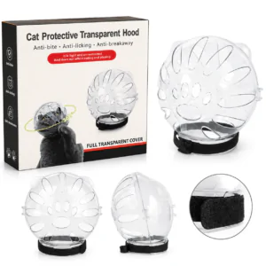 Cagoule de Protection pour Chat – Confort & Sécurité 360°