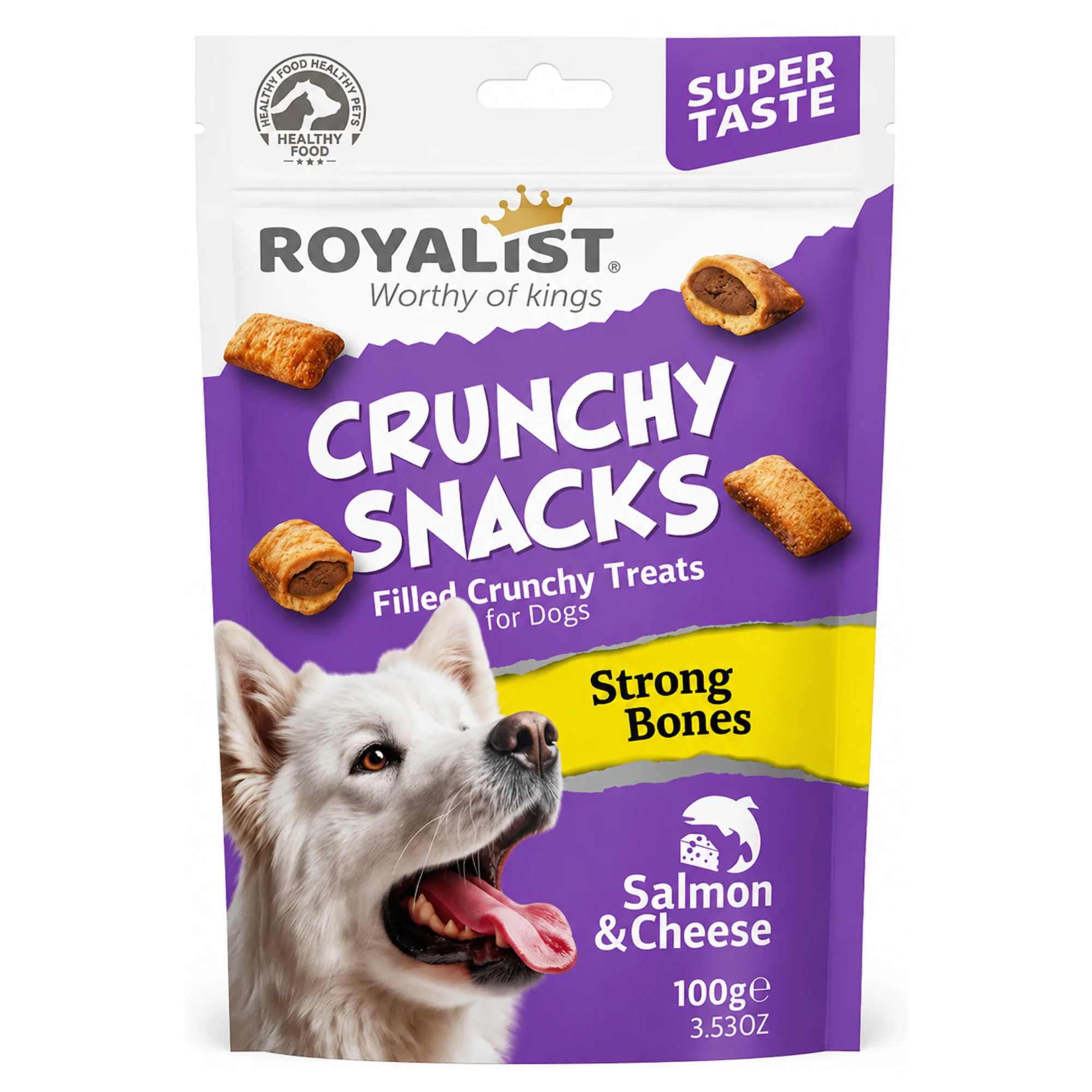 ROYALIST Crunchy Snacks – Saumon & Fromage