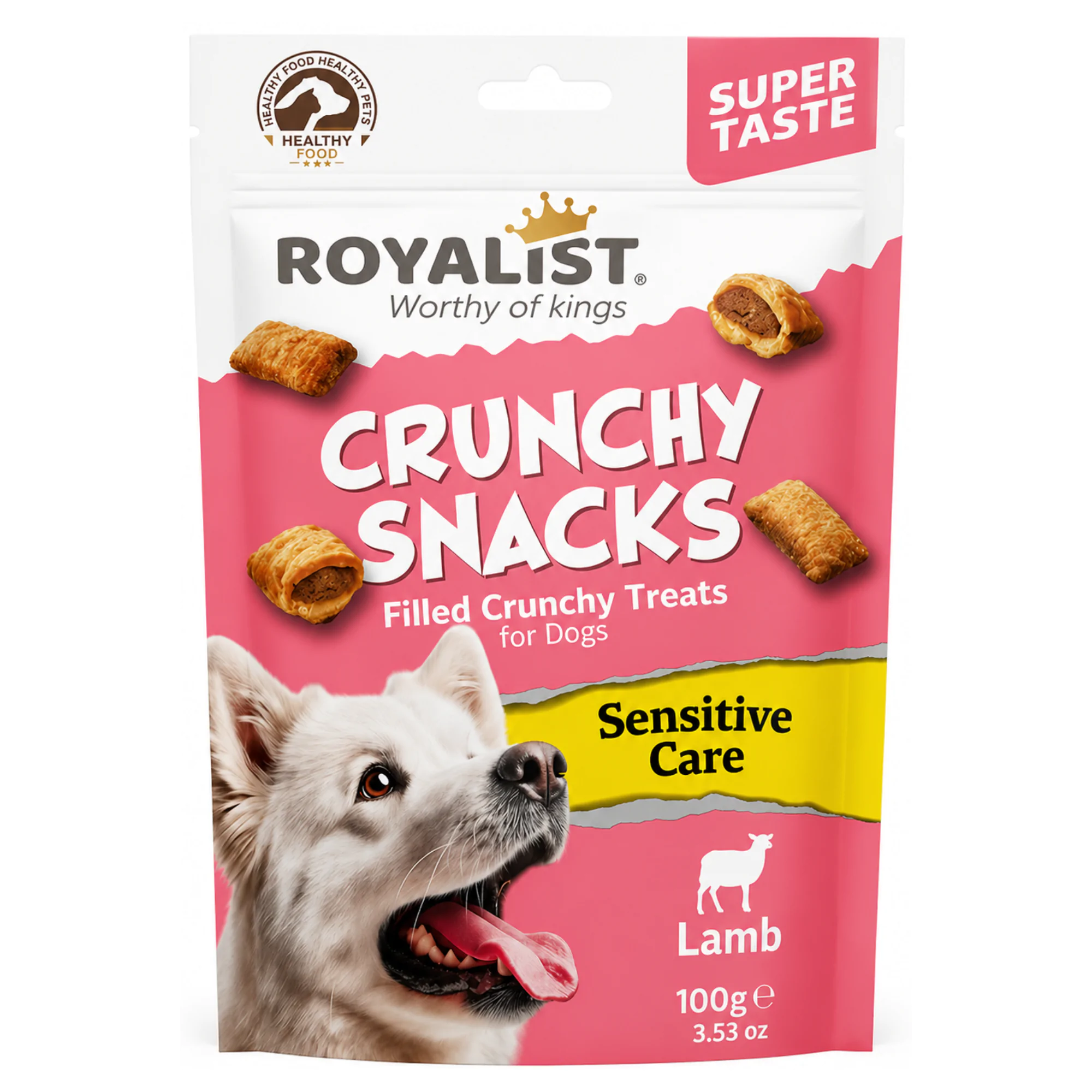 Royalist Crunchy Snacks Sensitive Care – Agneau