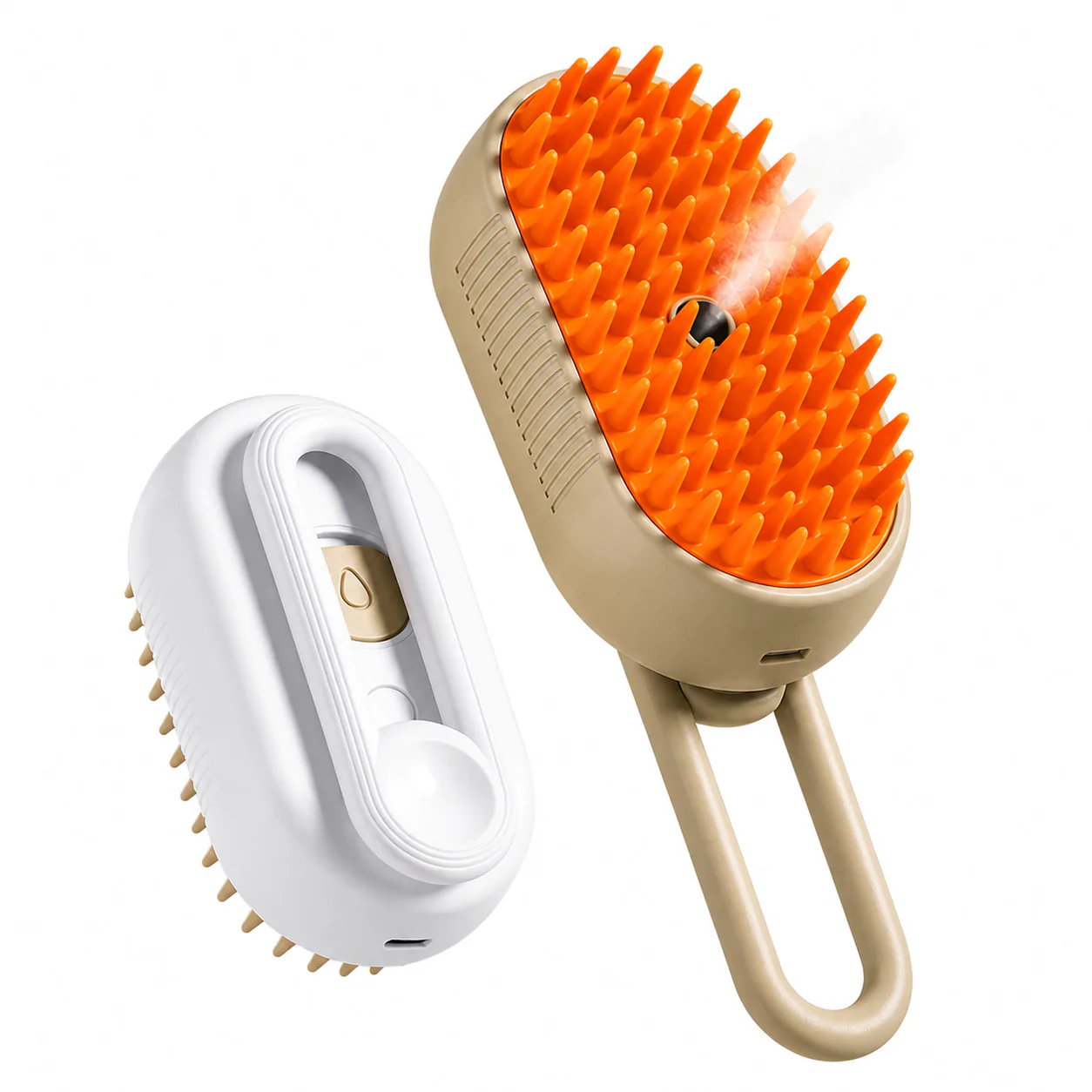 Brosse de Massage avec Spray Intégré
