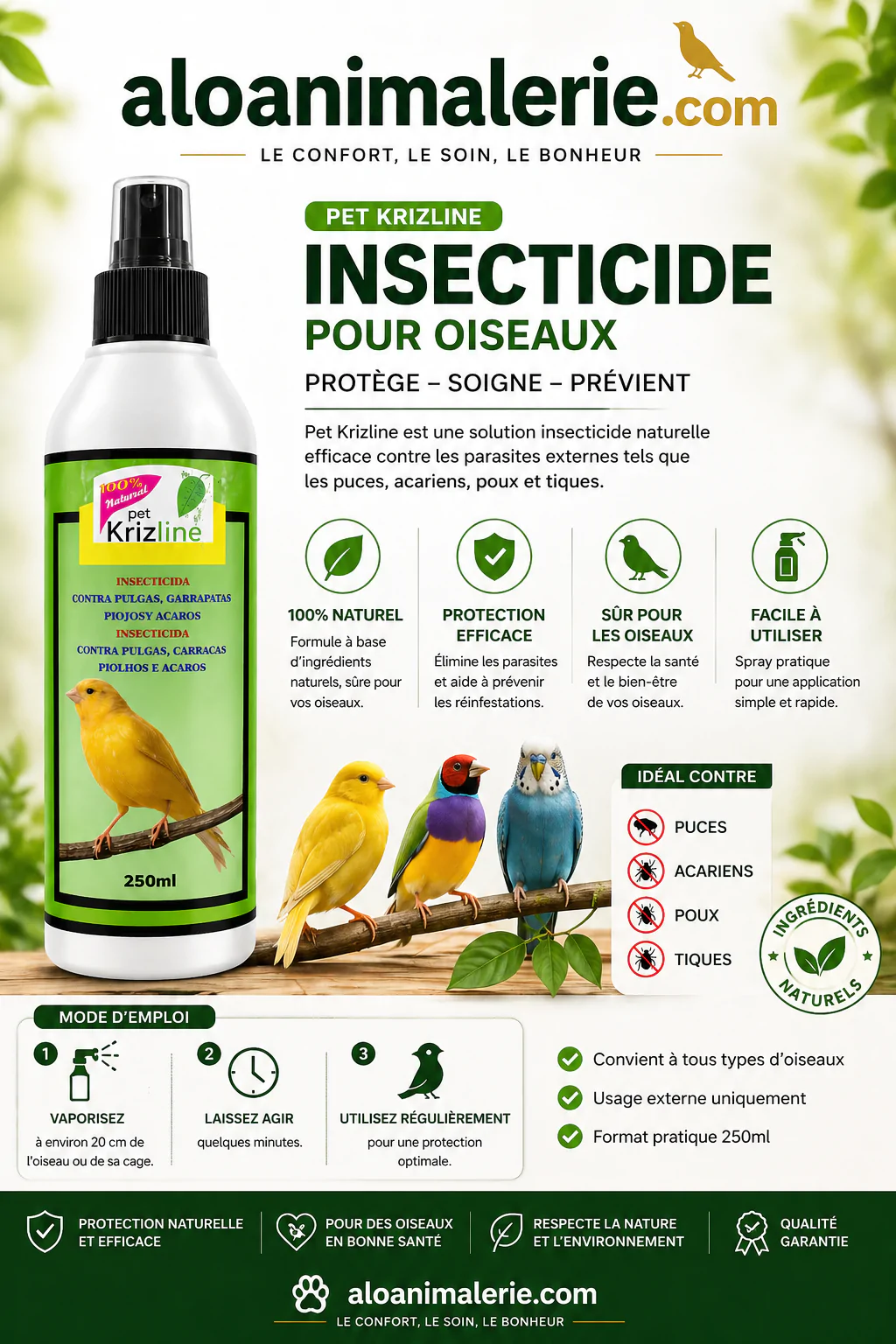 ⁦Insecticide pour oiseaux⁩ - الصورة ⁦2⁩